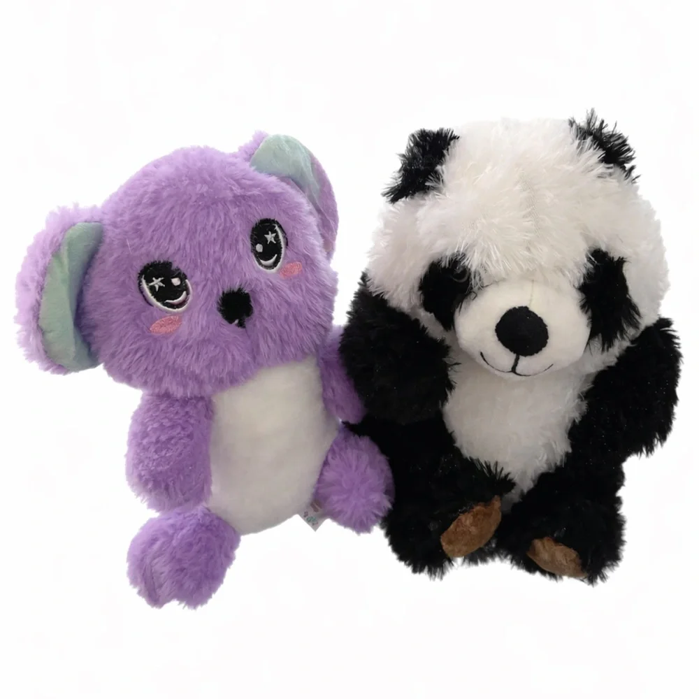 Two Panda Plush Toys